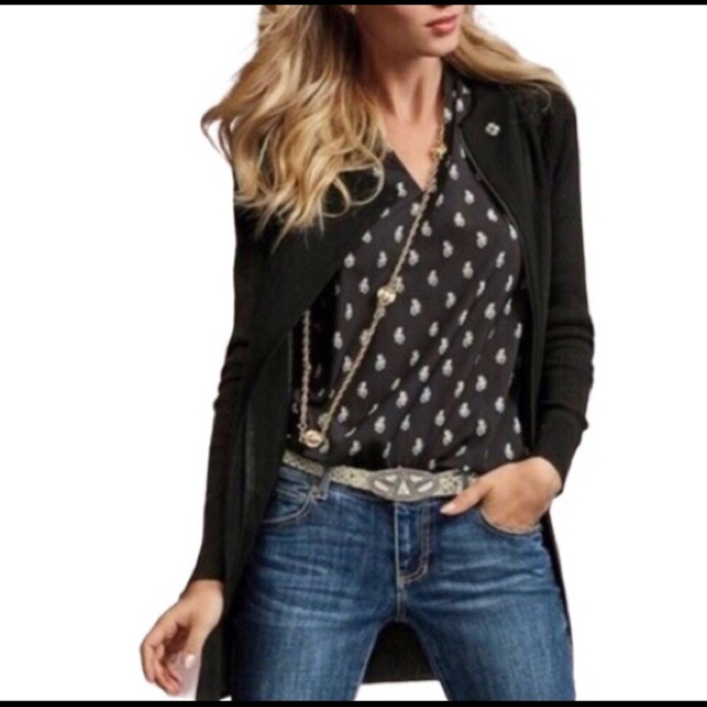 CAbi Navy Memento Blouse - Picture 1 of 13